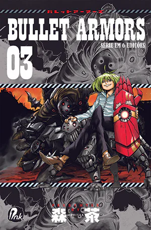 Capa de Bullet Armors #03, Editora JBC