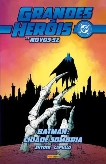 Capa de Grandes Heróis DC: Os Novos 52 Vol. 40 - Batman: Ano Zero - Cidade Sombria, Panini