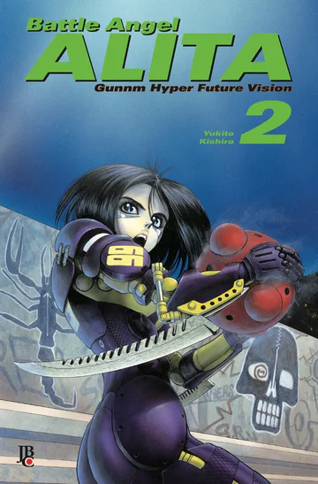 Capa de Battle Angel Alita #02, Editora JBC