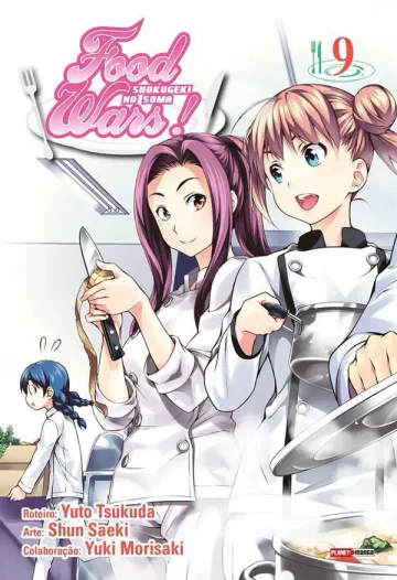 Capa de Food Wars Vol. 9, Panini
