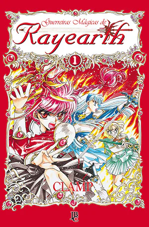 Capa de Guerreiras Mágicas de Rayearth #01, Editora JBC