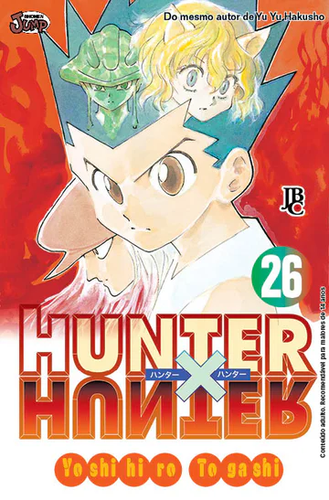 Capa de Hunter X Hunter #26, Editora JBC