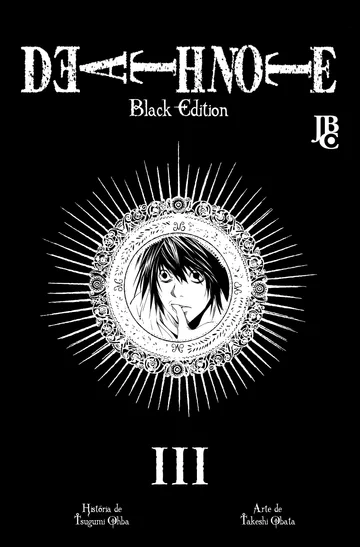 Capa de Death Note - Black Edition #03, Editora JBC