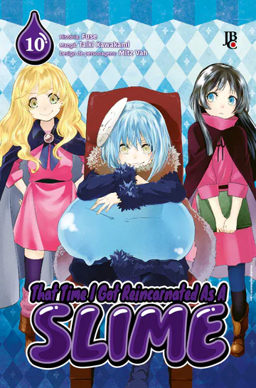 Capa de That Time I Got Reincarnated as a Slime #10, Editora JBC