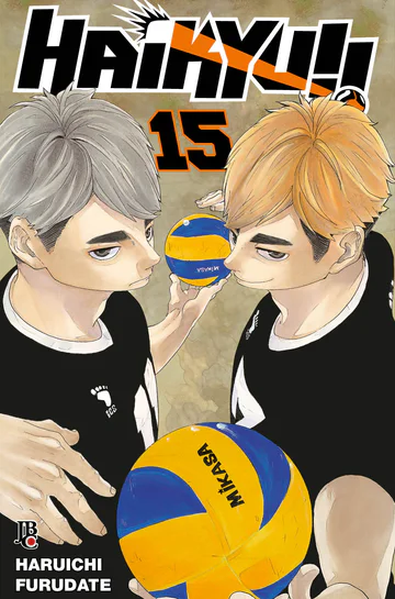 Capa de Haikyu!! #15, Editora JBC