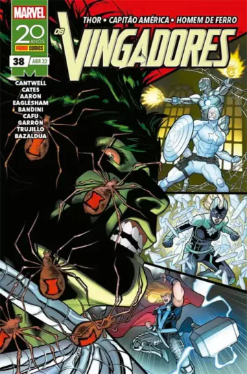 Capa de Os Vingadores Vol. 38, Panini