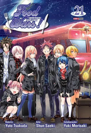 Capa de Food Wars Vol. 21, Panini