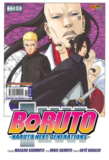 Capa de Boruto: Naruto Next Generations Vol. 10, Panini