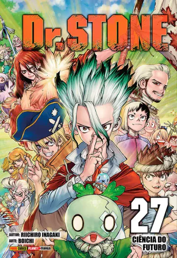 Capa de Dr. Stone Vol. 27, Panini