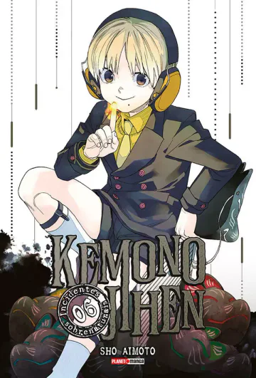 Capa de Kemono Jihen - Incidentes Sobrenaturais Vol. 6, Panini