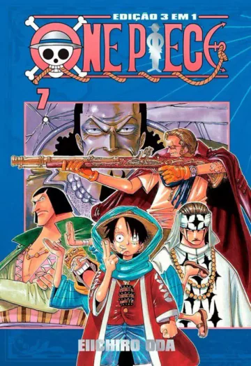 Capa de One Piece 3 Em 1 Vol. 7, Panini