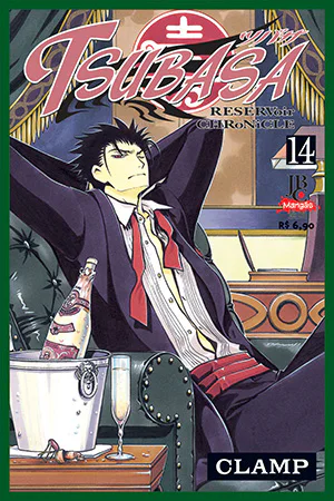 Capa de Tsubasa #14, Editora JBC