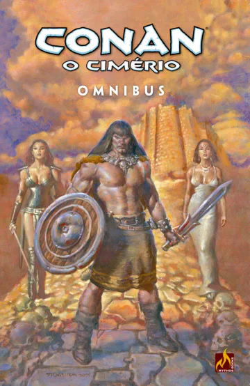 Capa de Conan — O Cimério Omnibus — Volume 1, Mythos Editora