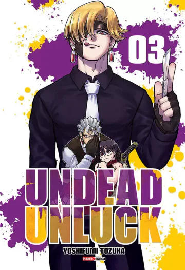 Capa de Undead Unluck Vol. 3, Panini