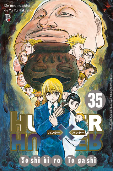 Capa de Hunter x Hunter #35, Editora JBC