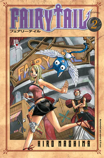 Capa de Fairy Tail #02, Editora JBC