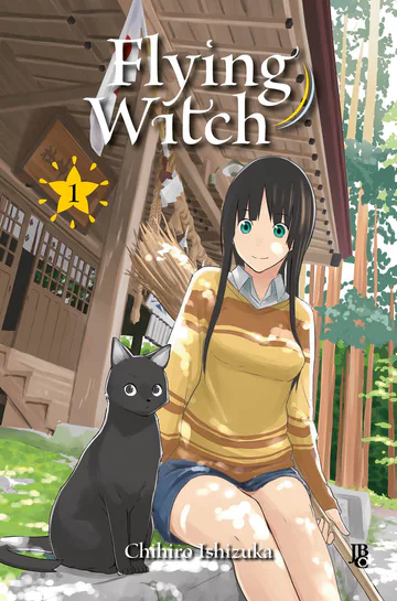 Capa de Flying Witch #01, Editora JBC