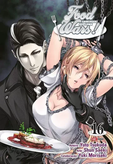 Capa de Food Wars Vol. 16, Panini