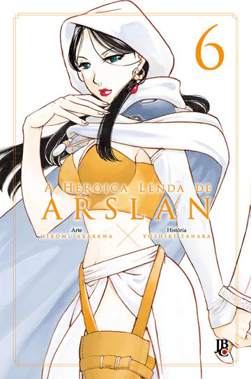 Capa de A Heroica Lenda de Arslan #06, Editora JBC