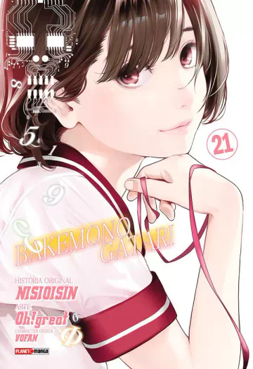 Capa de Bakemonogatari Vol. 21, Panini