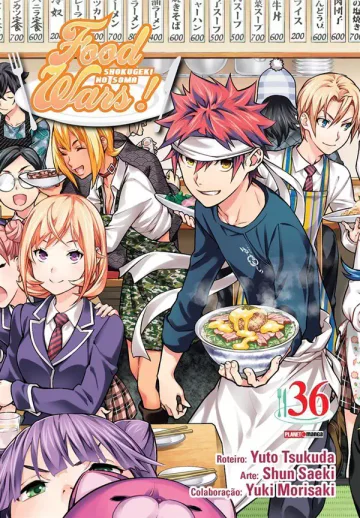 Capa de Food Wars Vol. 36, Panini