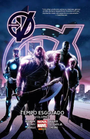 Capa de Vingadores: Tempo Esgotado Vol. 1, Panini