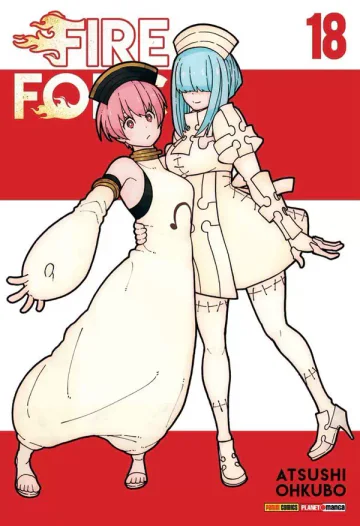 Capa de Fire Force Vol. 18, Panini