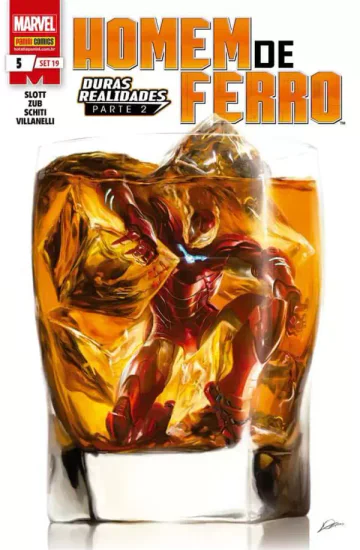 Capa de Homem De Ferro (2019) Vol. 5, Panini