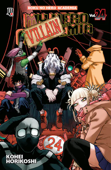 Capa de My Hero Academia #24, Editora JBC