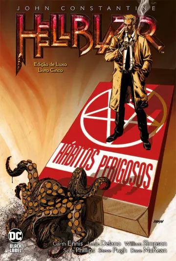 Capa de Hellblazer - Edição De Luxo Vol. 5, Panini