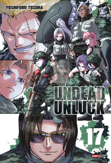 Capa de Undead Unluck Vol. 17, Panini