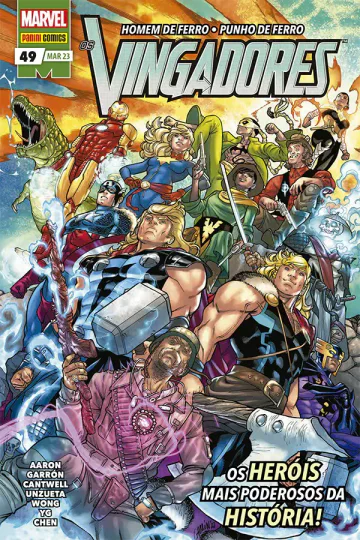 Capa de Os Vingadores Vol. 49, Panini