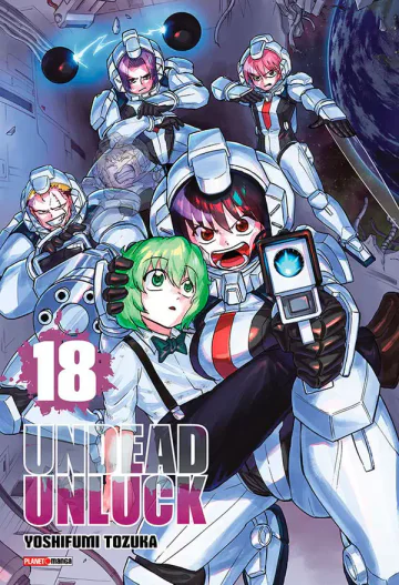 Capa de Undead Unluck Vol. 18, Panini