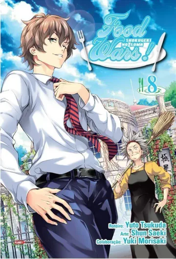 Capa de Food Wars Vol. 8, Panini
