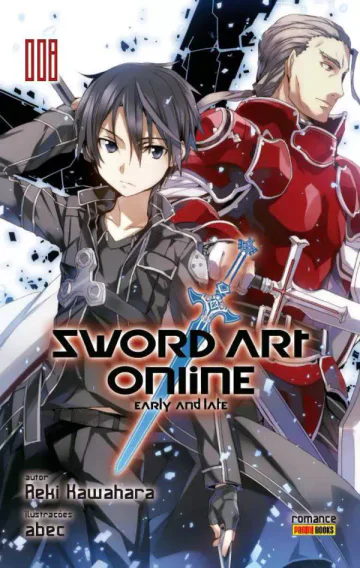 Capa de Sword Art Online: Early And Late Vol. 8, Panini