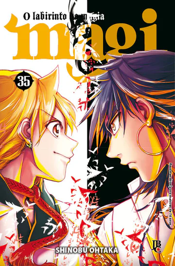 Capa de Magi: O Labirinto da Magia #35, Editora JBC