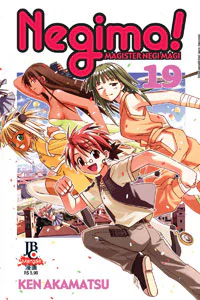 Capa de Negima #19, Editora JBC