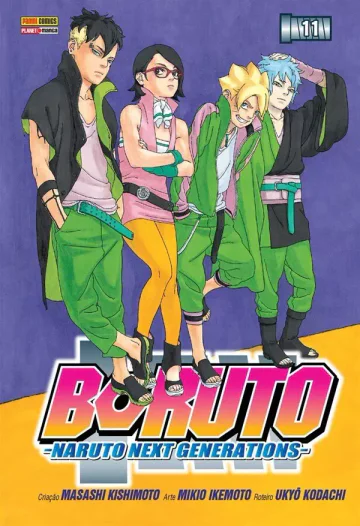 Capa de Boruto: Naruto Next Generations Vol. 11, Panini
