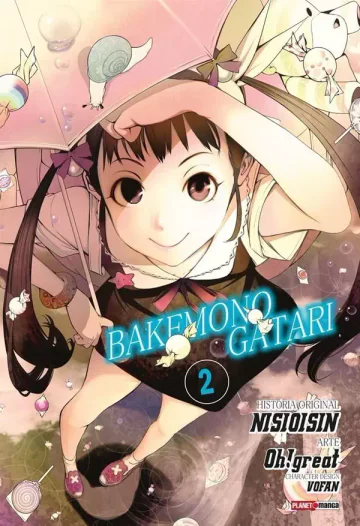 Capa de Bakemonogatari Vol. 2, Panini