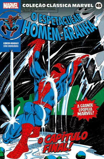 Capa de Coleção Clássica Marvel Vol. 45 - Homem-Aranha 8, Panini