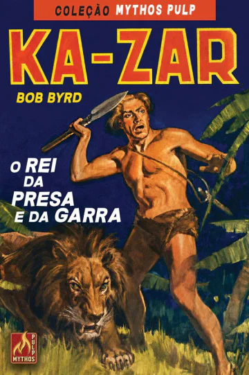 Capa de Pulp — Ka-Zar, Mythos Editora