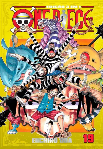 Capa de One Piece 3 Em 1 Vol. 19, Panini