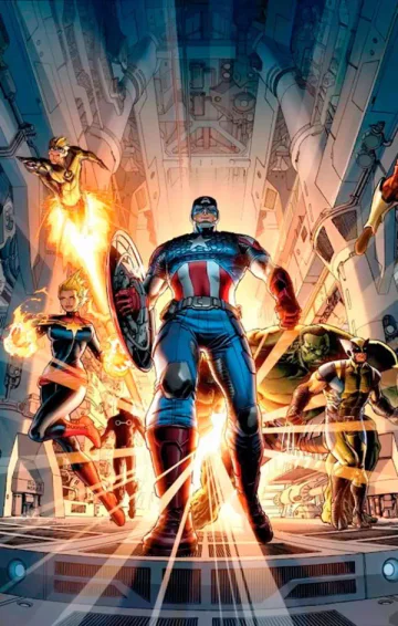 Capa de Coleção Vingadores Por Jonathan Hickman Vol. 01, Panini
