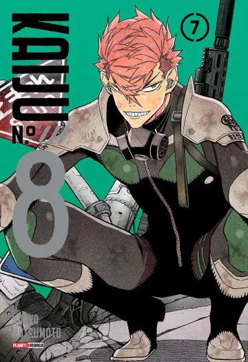Capa de Kaiju N.° 8 Vol. 7, Panini
