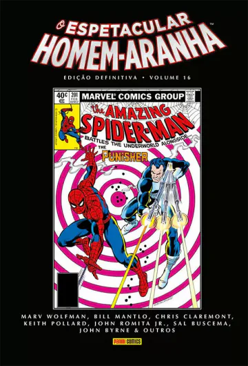 Capa de O Espetacular Homem-Aranha Edição Definitiva Vol. 16, Panini