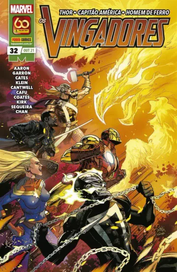 Capa de Os Vingadores (2019) Vol. 32, Panini
