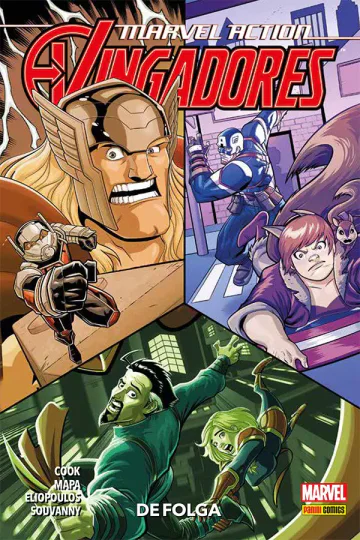 Capa de Marvel Action: Vingadores Vol. 3, Panini