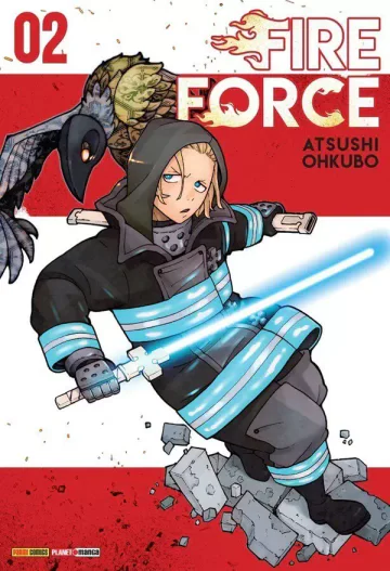 Capa de Fire Force Vol. 2, Panini