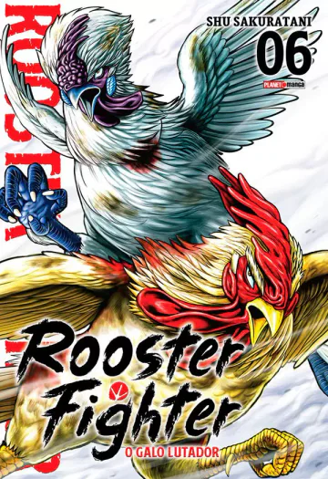 Capa de Rooster Fighter - O Galo Lutador Vol. 6, Panini