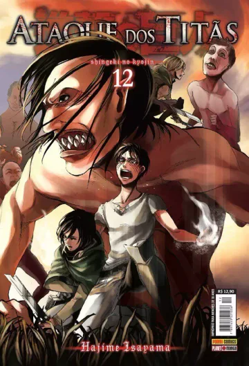 Capa de Ataque Dos Titãs Vol. 12, Panini